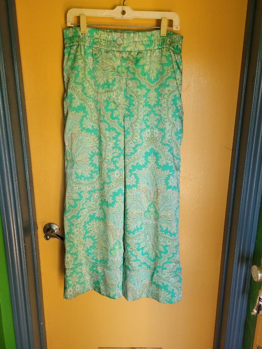 J. Crew pull on crop drapey pants